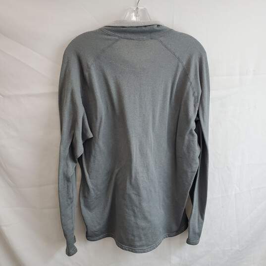 Patagonia Half Zip Gray Pullover Lightweight Sweater Men's Size M image number 2