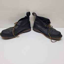 Mn VTG. Dr. Martins Slip Resistant Black Lace Up Shoes Sz 11