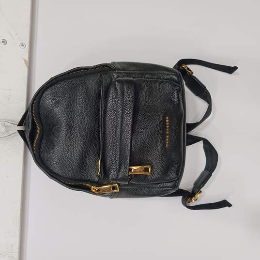 Buy the Marc Jacobs Black Leather Mini Women's Backpack