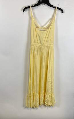NWT Torrid Womens Yellow Scoop Neck Sleeveless Maxi Dress Size X Small