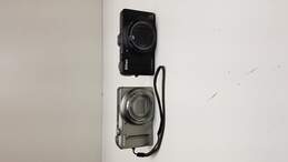 Lot of 2 Assorted Nikon Coolpix Compact Digital Cameras