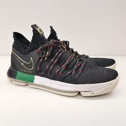 Nike KD 10 Black History Month Sneakers 897817-003 Size 11.5 Multicolor