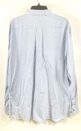 NWT Tommy Bahama Mens Blue White Cotton Striped Button-Up Shirt Size 2XL alternative image