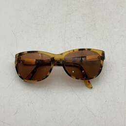 Ralph Lauren Womens Yellow Black Tortoise Full Frame Wayfarer Sunglasses