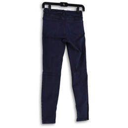Womens Blue Denim Medium Wash 5-Pocket Design Skinny Leg Jeans Size 25 alternative image