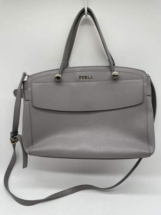 Authentic FURLA Leather Tote Bag