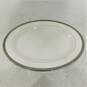 Waterford Fine China Newgrave Platinum Oval Serving Platter 15.25 inch No. 119982 image number 2