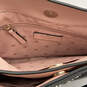 Womens Black Leather Inner Zipper Pocket Semi Chain Strap Shoulder Bag image number 4