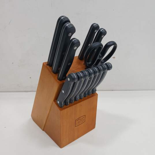 Chicago Cutlery Knife Set w/Knife Block image number 1