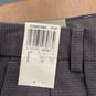 NWT Mens Blue Pleated Slash Pockets Relaxed Fit Dress Pants Size 34x30 image number 6