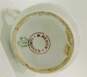 PL Limoges France M. Redon Demitasse Teacups & Saucers Floral Pattern Gold Trim image number 3