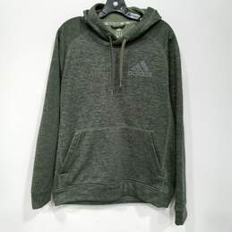 Adidas Team Issue Men's Dark Gray Hoodie Sweatshirt Size M