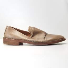 Vince Demi Leather Loafers Beige 9
