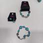 5 pc Sliver Turquoise Colored Jewelry Bundle image number 2