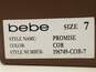 Bebe Promise Orange Suede Strappy Stiletto Heels Women's Size 7 image number 11
