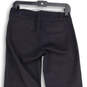 Womens Blue Flat Front Slash Pocket Bootcut Leg Ankle Pants Size 27 image number 4