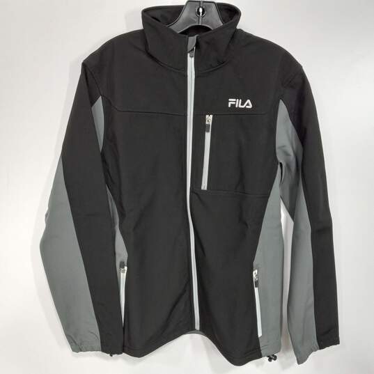 Men’s Fila Cliff Bonded Athletic Jacket Sz S image number 1