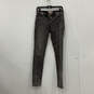Womens Gray Denim Medium Wash Mid Rise Stretch Jegging Jeans Size 27 image number 1