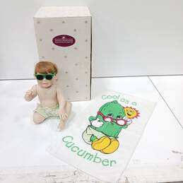 The Ashton Drake Galleries "Cool as a Cucumber" Porcelain Doll w/Box