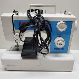 Vintage White Model 1409A Sewing Machine For Parts/Repair