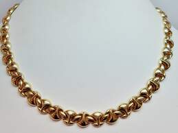 14K Yellow Fancy Linked Necklace 47.4g