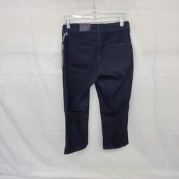 NYDJ Dark Blue Cotton Blend Embellished Capri Jeans WM Size 2 NWT alternative image