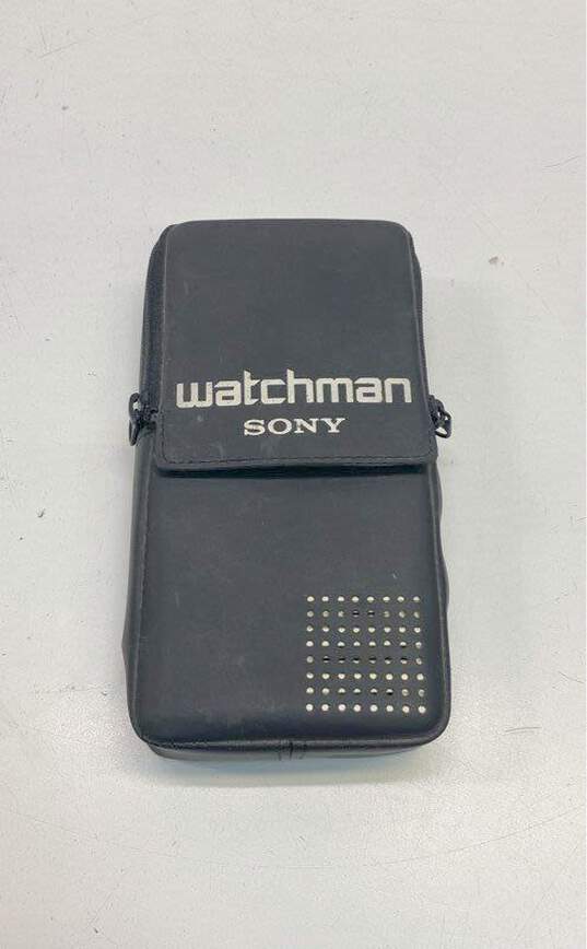 Vintage Sony Watchman FD-270 Portable Handheld TV w/ Case image number 9
