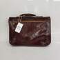 Time Resistance Leather Briefcase w/ Tags image number 2