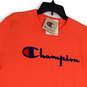 NWT Womens Orange Short Sleeve Crew Neck Pullover T-Shirt Size Large image number 3