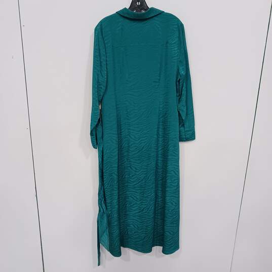 Chico's Women's Green Maxi Dress Size 2 - NWT image number 2
