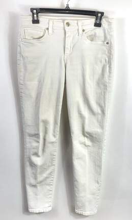 Joe's Women White Skinny Jeans Sz 27
