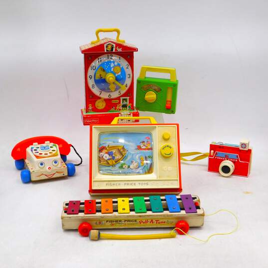 Mix lot Of Fisher Price  Toys   Phone, Camera, & More image number 1