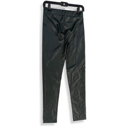 NWT Womens Green Leather Elastic Waist Pull-On Ankle Pants Size Medium alternative image