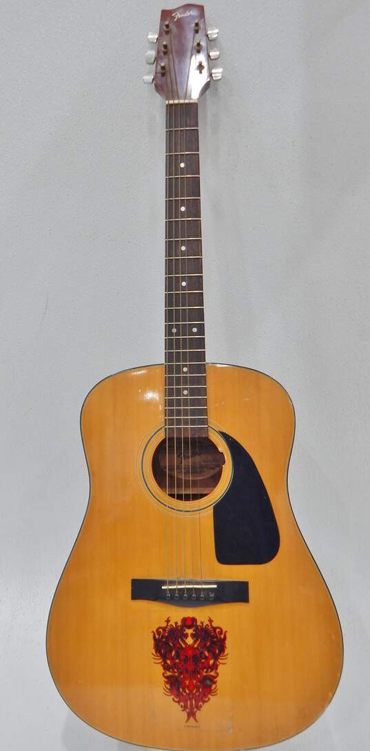 VNTG Fender Brand Alexus 30 Model Wooden Acoustic Guitar image number 1