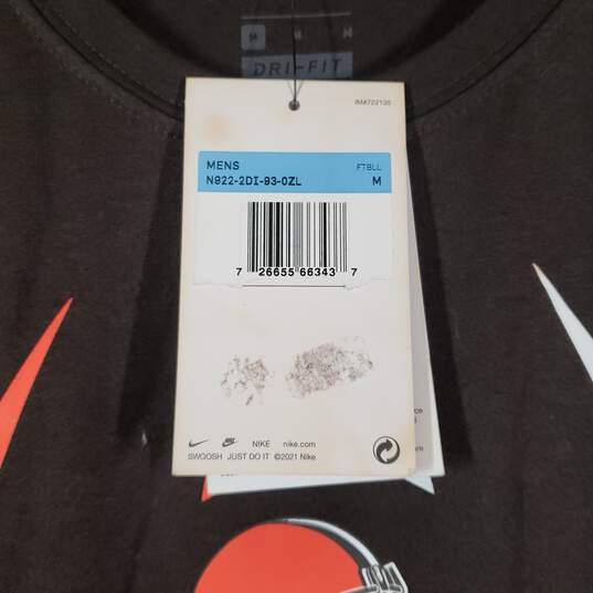 NWT Mens Cleveland Browns Short Sleeve Football-NFL T-Shirt Size M image number 3
