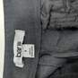 Women's Gray Flat Front Dress Pants Sz 8 image number 3
