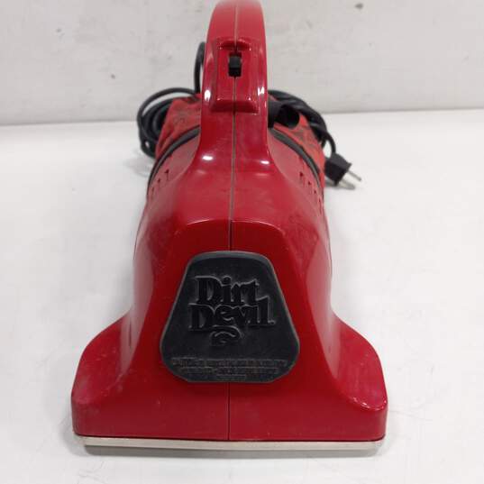 Vintage Royal Dirt Devil Plus Red Vacuum image number 2