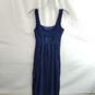 Sam Edelman Women's Navy Lace Open Back Midi Dress Size 2 image number 2