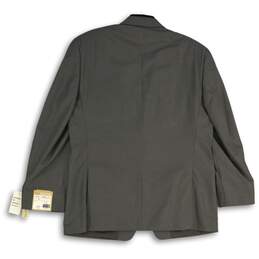 NWT MICHAEL Michael Kors Mens Gray Notch Lapel Single Breasted Two Button Blazer alternative image