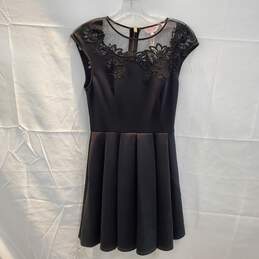 Ted Baker London Black Sleeveless Zip Back Dress Size 1