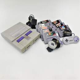 Super Nintendo SNES With 8 Games Including Mario Party & Ms. Pac-Man