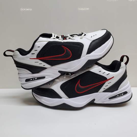 Nike Air Monarch IV Mens Sneaker 415445 101 White/Black Size 10 image number 4
