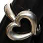 James Avery Sterling Silver Heart Ring Size 9 - 6.5g image number 3