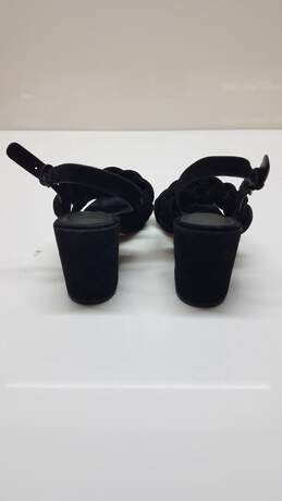 Rebecca Minkoff Black Leather Heeled Sandals Size 6.5 alternative image
