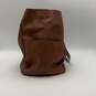 Michael Kors Womens Brown Leather Inner Pocket Double Handle Tote Bag Purse image number 4