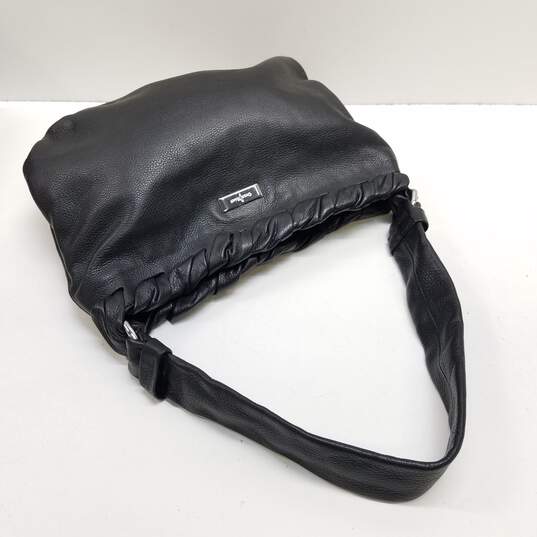Cole Haan Black Leather Shoulder Bag image number 3