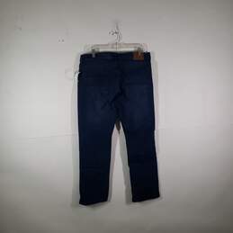 Mens Medium Wash 5 Pocket Design Denim Straight Leg Jeans Size 38/30 alternative image