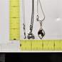 Bundle of 3 Sterling Silver Pendant Necklaces - 13.2g image number 6