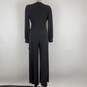 Adrianna Papell Women Black Jumpsuit Sz 8 Nwt image number 2