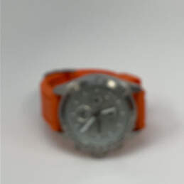 Designer Fossil CH2595 Silver Round Dial Chronograph Analog Wristwatch alternative image
